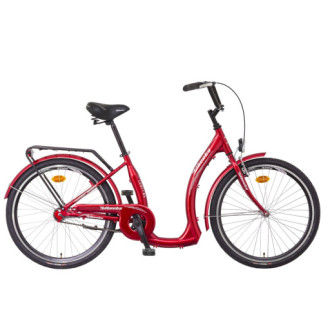 LIBERTY Městské jízdní kolo COMFY AL 1spd 26" 2026 červené