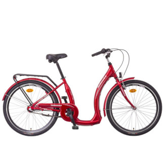 LIBERTY Jízdní kolo pro seniory COMFY AL 7spd Nexus 26" 2026 červené