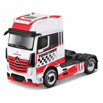 Maisto Custom Rigs, Mercedes-Benz Actros 1851, červeno-bílá, 1:64