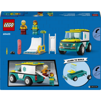 LEGO City 60403 Sanitka a snowboardista