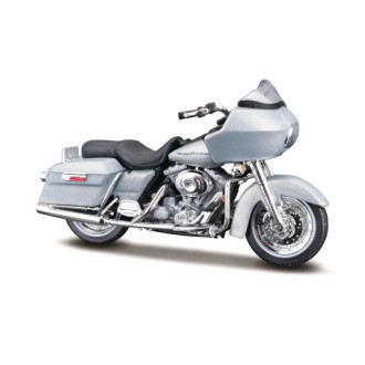 Maisto Harley Davidson FLTR Road Glide (2002), metal šedá, blister box, 1:18
