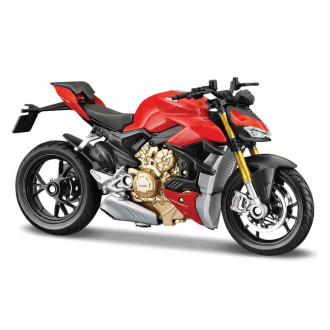 Maisto Ducati Super Naked V4 S, Červená 1:18