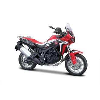 Maisto Motocykl, Honda Africa Twin DCT, červená, 1:18