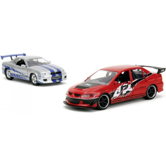 Rychle a zběsile Twin Pack 2006 Mitsubishi Lancer Evo IX, Brianův Nissan Skyline GTR R34