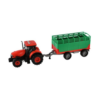 Traktor Zetor s vlečkou se světlem a zvukem, 36 cm