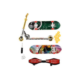 Sada prstový šroubovací skateboard, kolobězka, waveboart, 16x30cm