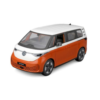 Maisto 2023 Volkswagen ID.Buzz, bílá, metal oranžová, 1:24