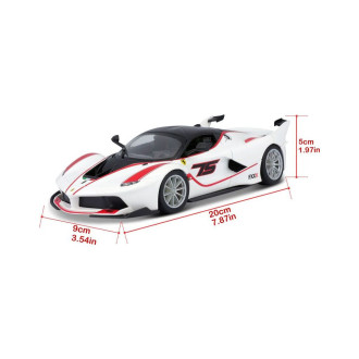 Bburago Ferrari Racing FXX K White 1:24