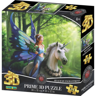 Prime 3D Puzzle Říše kouzel, 63 dílků