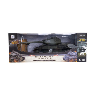 Teddies Tank RC T-34 plast, 27MHz, 33cm