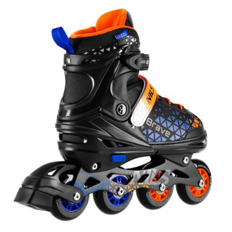 Kolečkové brusle NILS Extreme NH18190A 2v1 Brave modré vel.M (34-38)