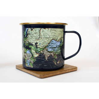 Gift Republic Plecháček s mapou světa, Tmavý