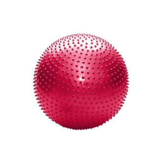 Gymnastický míč Yoga Massage Ball, růžový, 45 cm