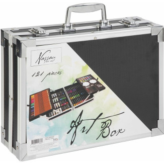 Craft Creative Umělecká sada v kovovém kufříku Fine Art, 145 kusů
