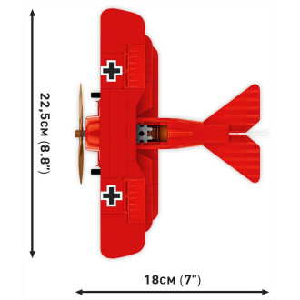Cobi 2996 Great War Fokker Dr. I Red Baron, 1:32, 221 kostek