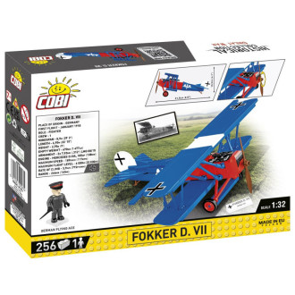 Cobi 2994 Great War Fokker D VII, 1:32, 256 kostek