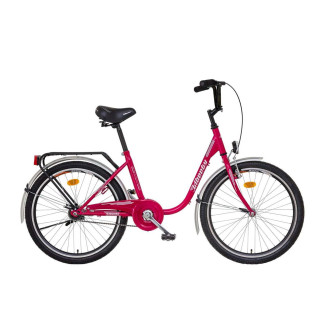 Městské kolo LIBERTY CLASSIC 1spd. 24" 2026 malinové