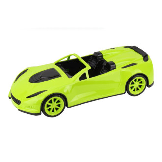 Auto kabriolet zelené na volný chod, 38cm