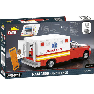 Cobi 24609 RAM 3500 Ambulance, 1:35, 295 kostek