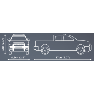 Cobi 24608 RAM 1500 Policie, 1:35, 203 kostek
