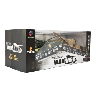 Teddies Tank RC 2ks 25cm tanková bitva se světlem a zvukem