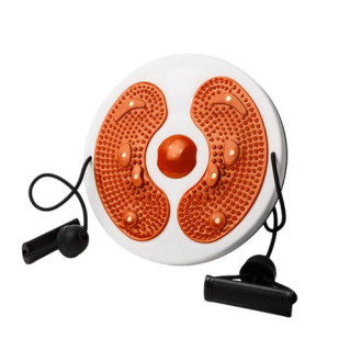 Rotana rotační a masážní deska s magnety TW1104, madly, orannžová, průměr 28cm