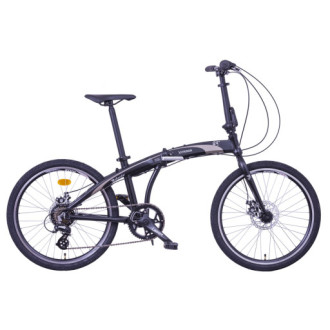 LIBERTY Skládací kolo HYPERION 7spd 24", hydraulické brzdy, 2026 černé