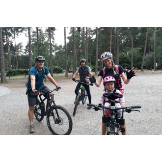 WeeRide SafeFront Classic Přední cyklosedačka na kolo, červená