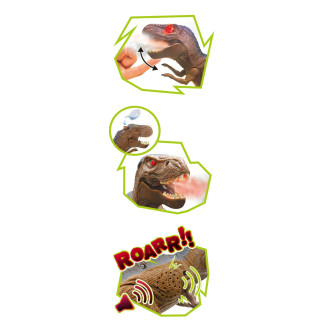Buki, RC T-Rex chodící, se světelnými a zvukovými efekty