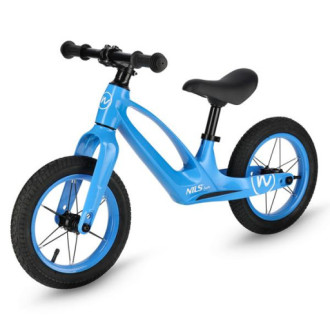 Nils Fun RB901 Dětské odrážedlo 12", pumpovatelné kola s LED, modré