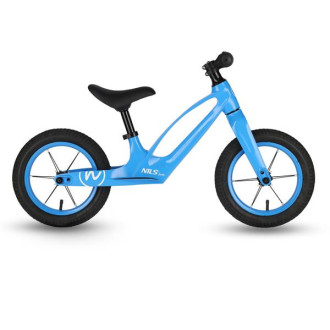 Nils Fun RB901 Dětské odrážedlo 12", pumpovatelné kola s LED, modré