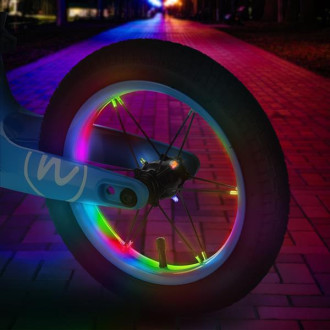 Nils Fun RB901 Dětské odrážedlo 12", pumpovatelné kola s LED, modré