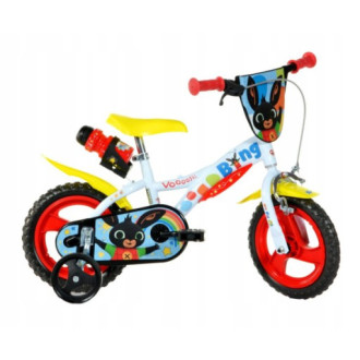 Dino Bikes Dětské kolo Králíček Bing, bílé, 12"