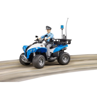 Bruder 63010 Čtyřkolka Policie a figurka