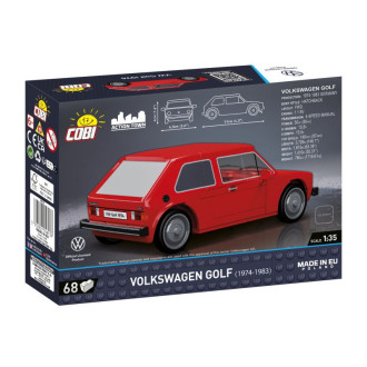 Cobi 24613 Volkswagen Golf 1974, 1:35, 68 kostek