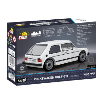 Cobi 24614 Volkswagen Golf GTI 1976, 1:35, 64 kostek