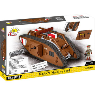 Cobi 2995 Britský těžký tank Great War Mark V no 9199, 1:35