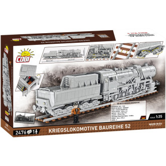 Cobi 6281 Parní lokomotiva Kriegslokomotive Baureihe 52, 1:35
