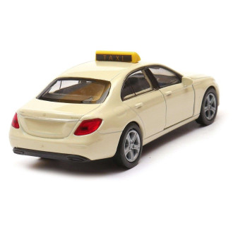 Welly Mercedes Benz 2016 E-Class TAXI cream, 1:34-39