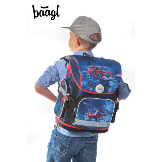 BAAGL SET 3 Ergo Záchranáři: aktovka, penál, sáček