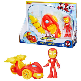 Hasbro Iron man s vozidlem, 19x22x8cm