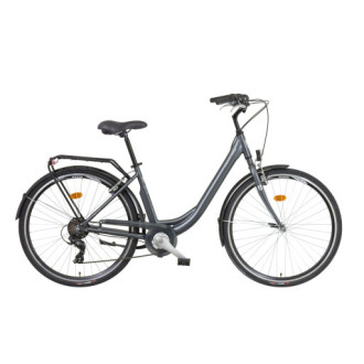 Jízdní kolo Liberty Strada 7spd. NEXUS 28" 2026 (pevná vidlice) antracitovo-šedé