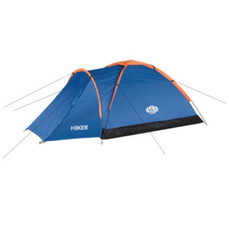 Turistický stan NILS Camp NC6010 Hiker, 2 osoby, modrý