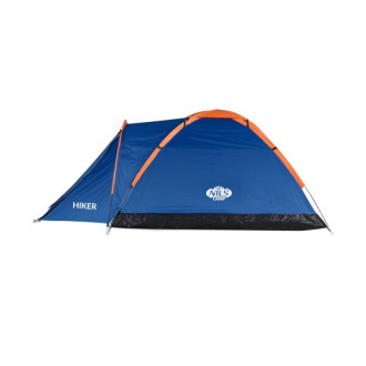 Turistický stan NILS Camp NC6010 Hiker, 2 osoby, modrý