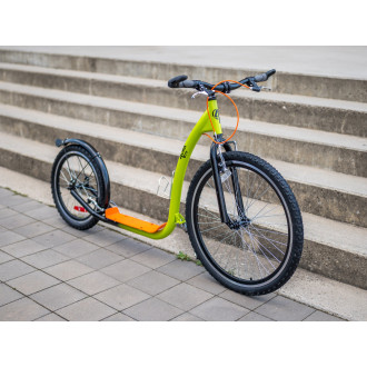 Koloběžka Acra Joy Racer, 26/20, zeleno-oranžová