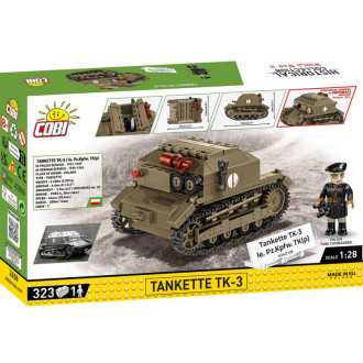 Cobi 2658 II WW Tankette TK-3, 1:28, 323 kostek
