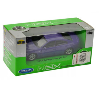 Welly Dodge 2016 Charger R/T Violet 1:34-39