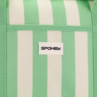 Spokey ACAPULCO Termotaška, 12 l, zelené pruhy