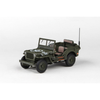 Cararama Ton Military Vehicle With Gun - US Version 1, 1:43