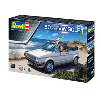Revell Gift-Set auto 05636 - 50 Years of the VW Golf 1 (1:24)